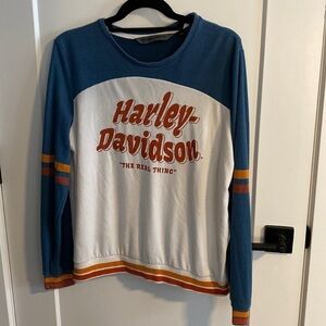 Harley Davidson Graphic Pullover Sweatshirt Large